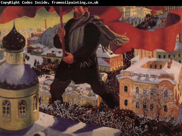 Boris Kustodiev A Bolshevik